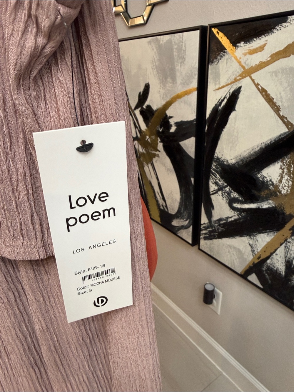 Love Poem Blush Pink Ribbed Sleeveless Lounge Set - Picture 2 of 3